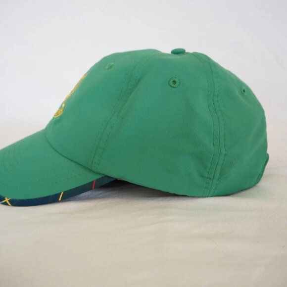 St Andrews Links Tartan Collection green strap back performance golf hat - Picture 4 of 6